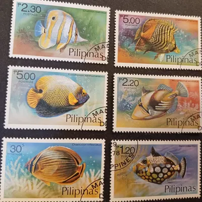 Lot timbres les poissons 🐟 nickel 